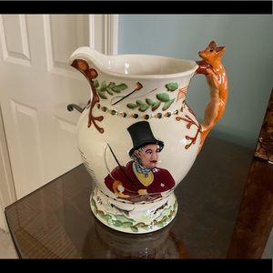 John Peel Crown Devon Fox Hunt Horses Huntsman Jug Pitcher